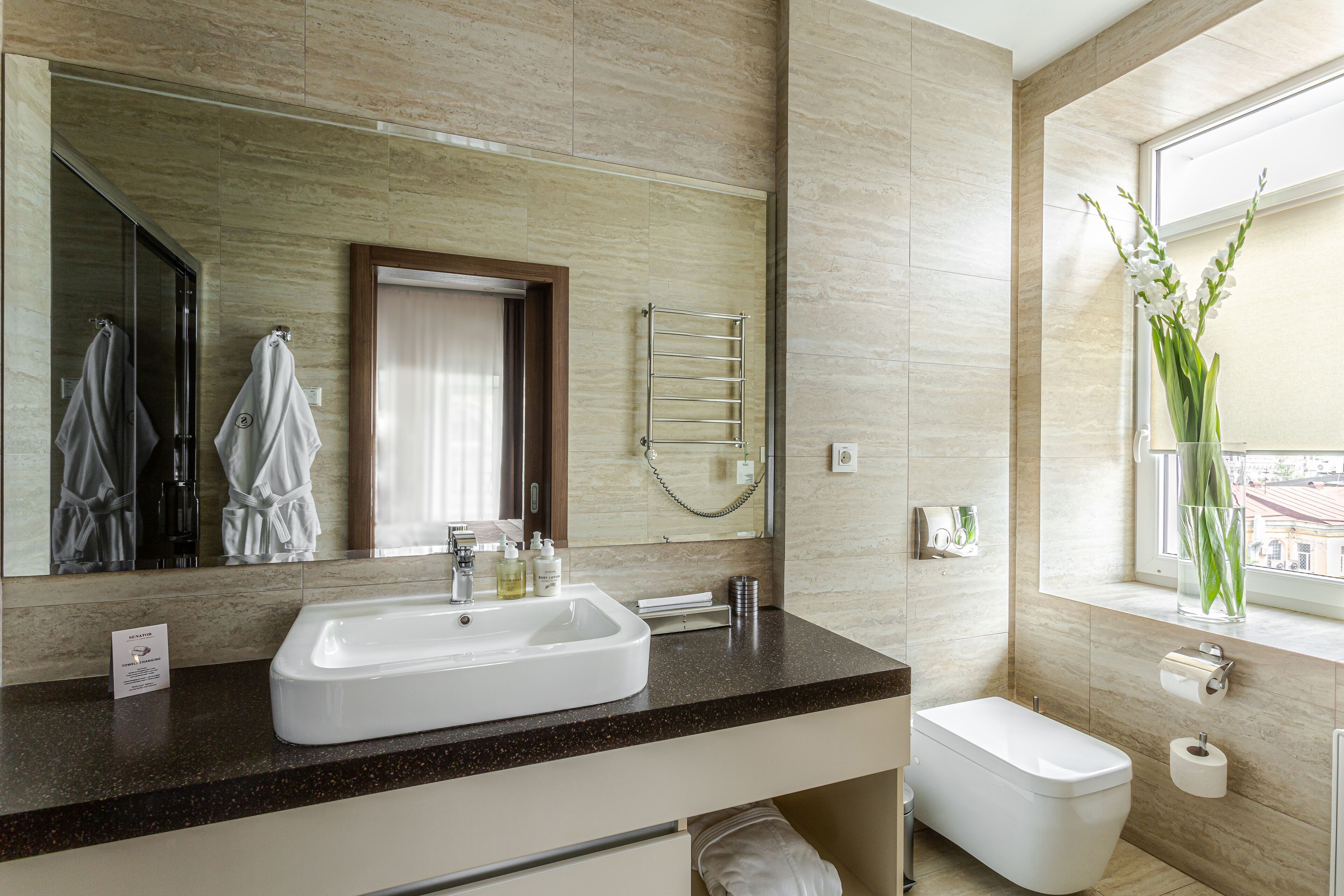 公寓, 1 間臥室 | 浴室 | 淋浴設備、免費梳洗用品、風筒、浴袍