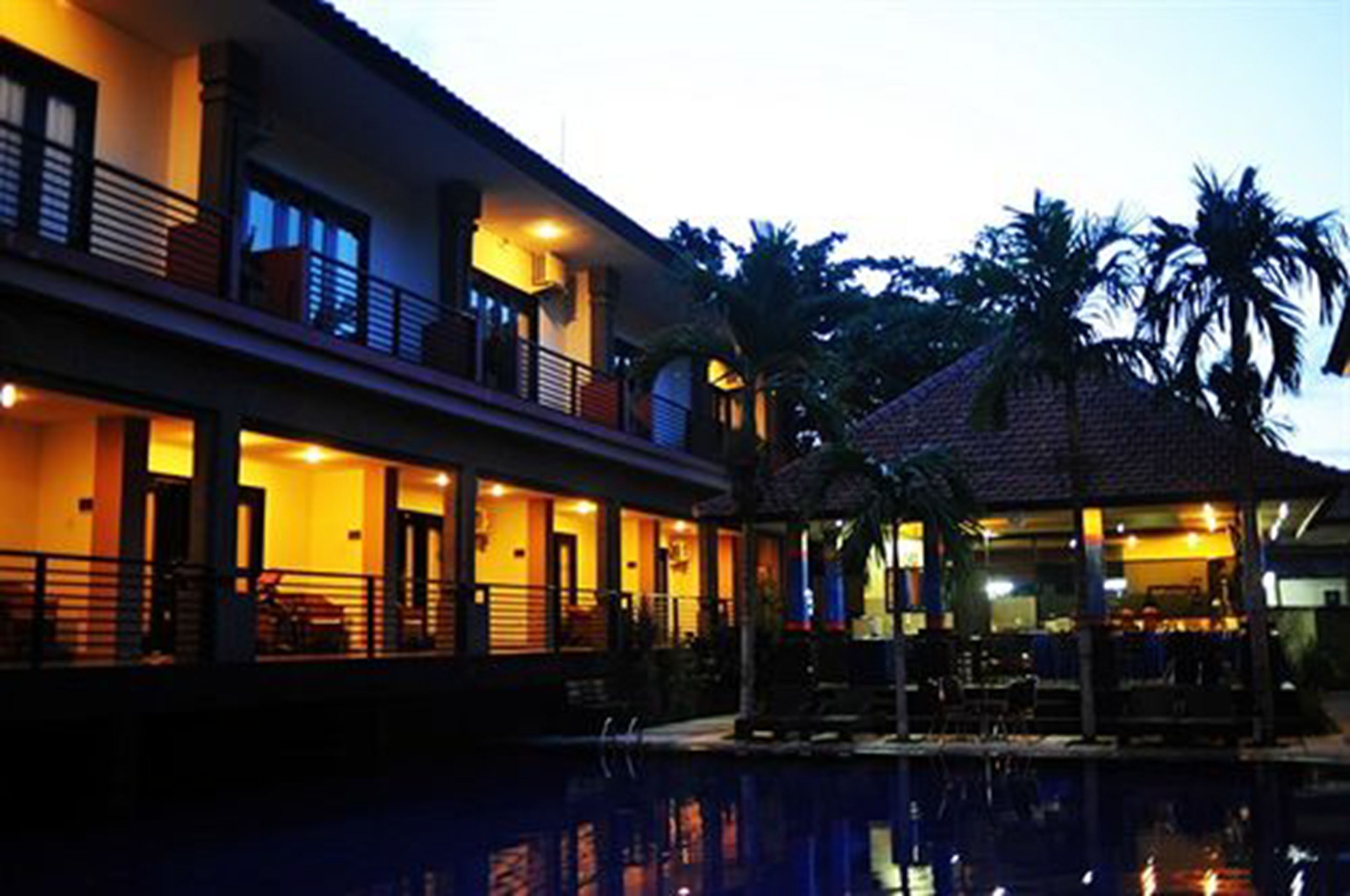 front of property – evening/night