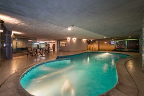Relax and unwind by the pool, where you can swim, socialize, or enjoy entertainment options.