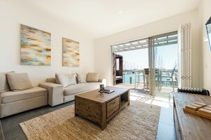 Marina 2 Bedroom Apartment | Living area | 32-inch plasma TV with satellite channels, TV