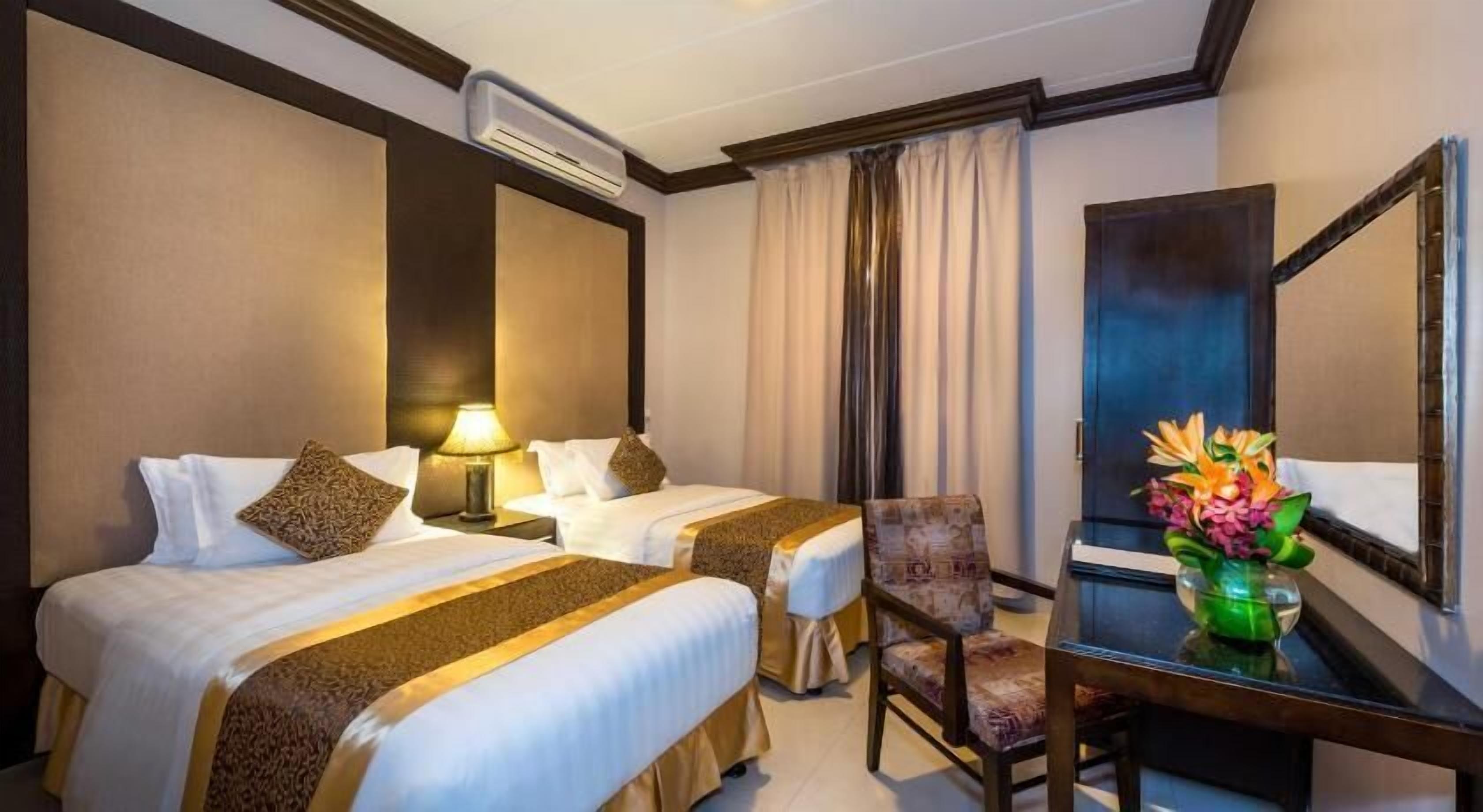 Minibar, in-room safe, rollaway beds, free WiFi