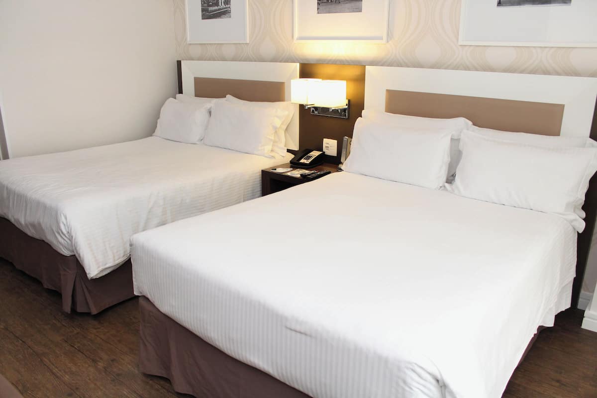 premium room, 2 double beds | 1 bedroom, hypo-allergenic bedding, pillow-top beds, minibar