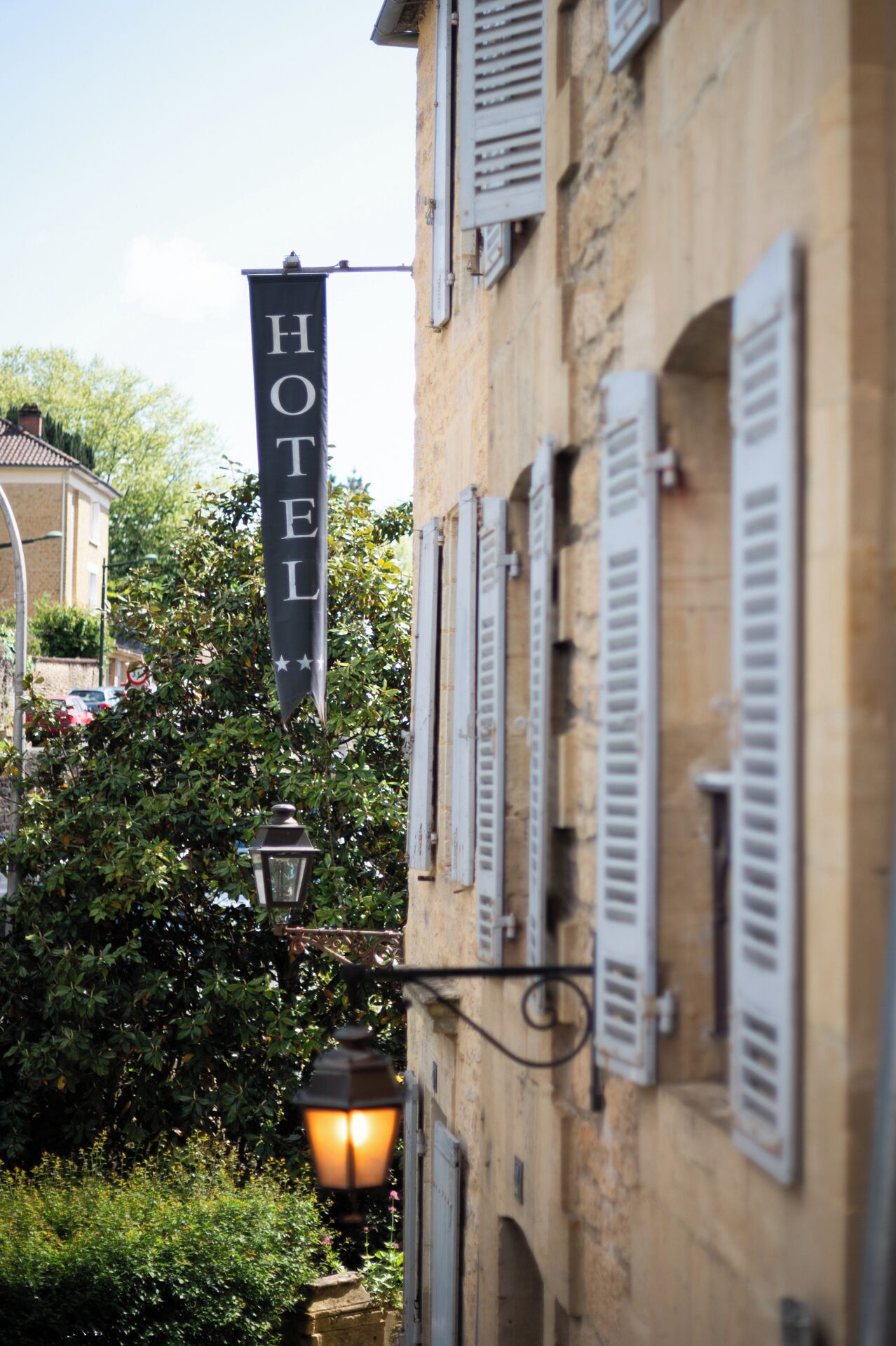 Overnatningsstedets facade