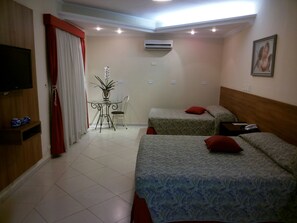 Desk, iron/ironing board, free WiFi, bed sheets