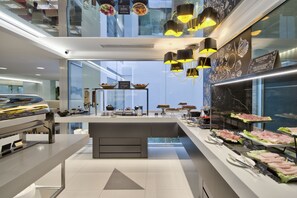 Daily buffet breakfast (EUR 15.00 per person)