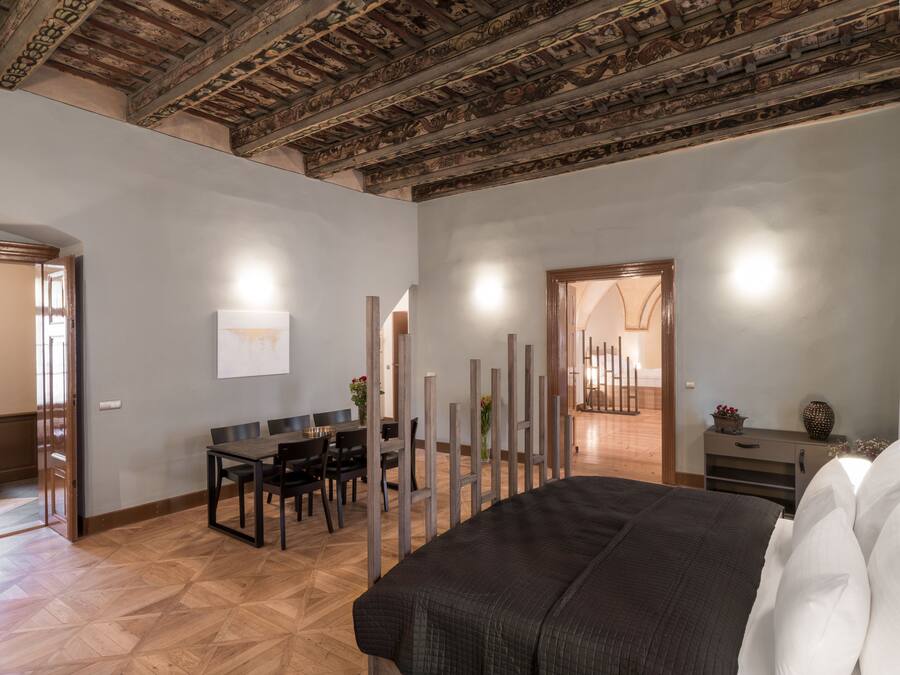 Hypo-allergenic bedding, individually decorated, individually furnished