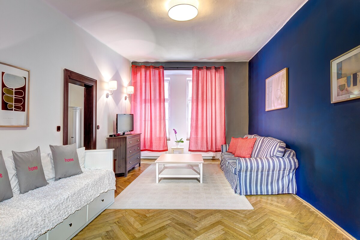 Luxury-Apartment, 1 Schlafzimmer | Wohnbereich