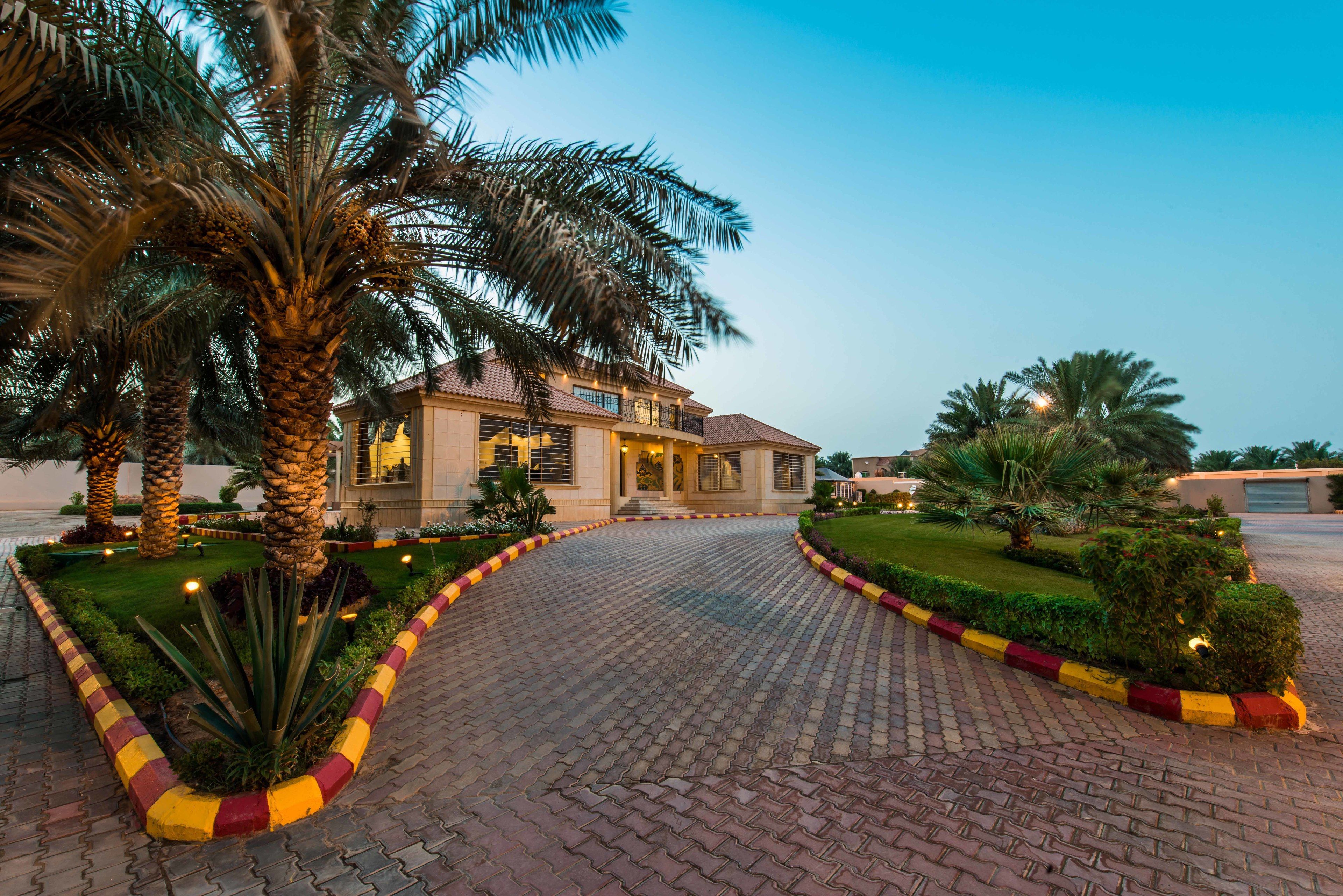 Entrada de la propiedad