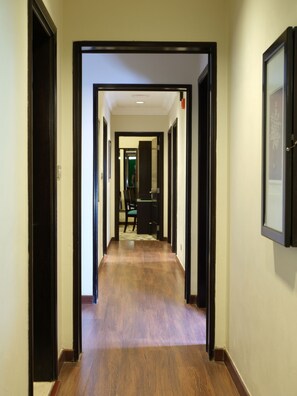 3 bedrooms, in-room safe, soundproofing, iron/ironing board