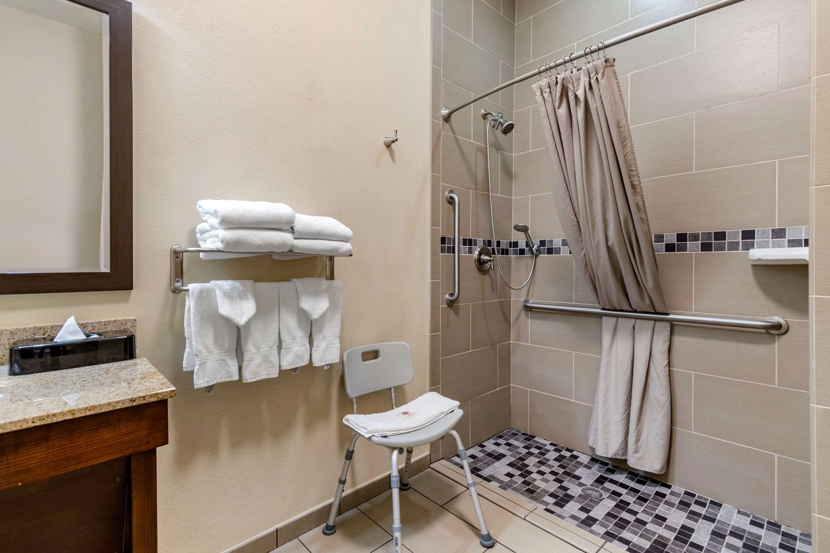 room, 2 queen beds, accessible, non smoking | bathroom | combined shower/bathtub, deep-soaking bathtub, free toiletries