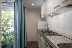 Mobile Home Premium, 2 chambres (4 pax) | Cuisine privée