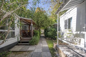 プレミアム モバイルホーム 2 ベッドルーム | テラス / パティオ