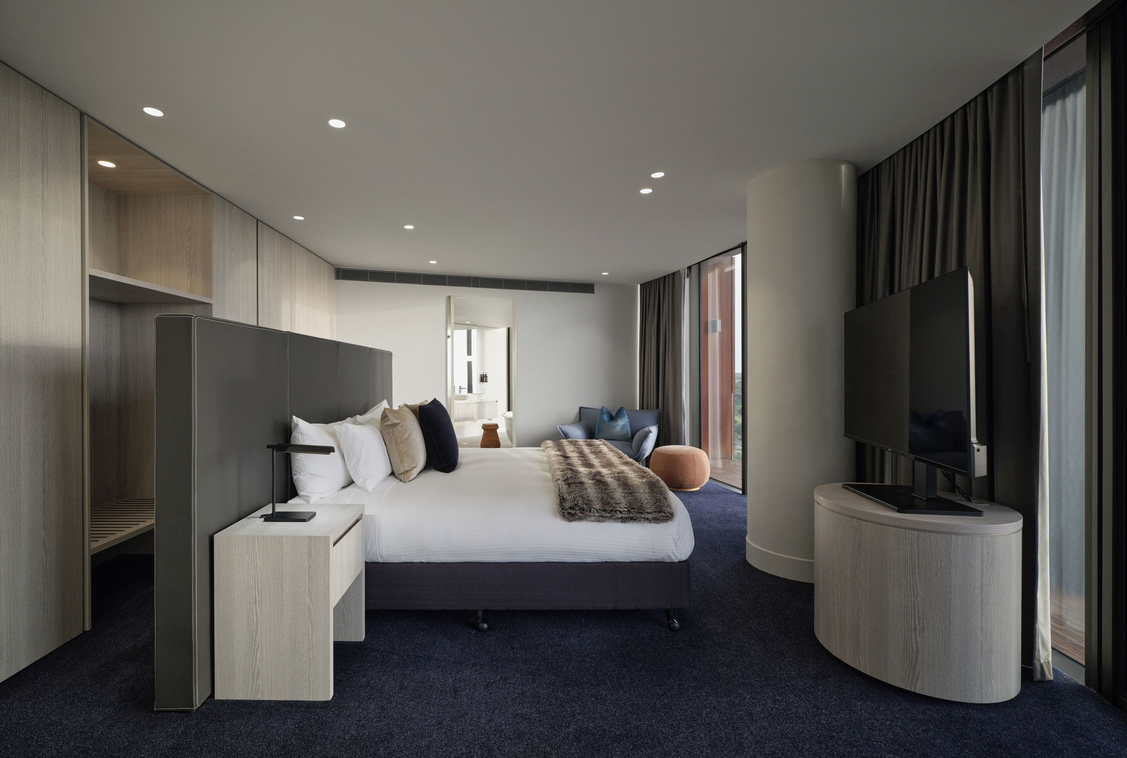 peninsula suite | 1 bedroom, desk, laptop workspace, blackout curtains