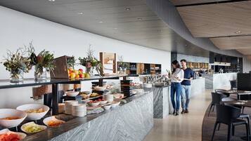 Daily buffet breakfast for a fee