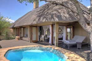 Premium bedding, minibar, in-room safe, iron/ironing board - Rhulani Safari Lodge (Ramotshere Moiloa)