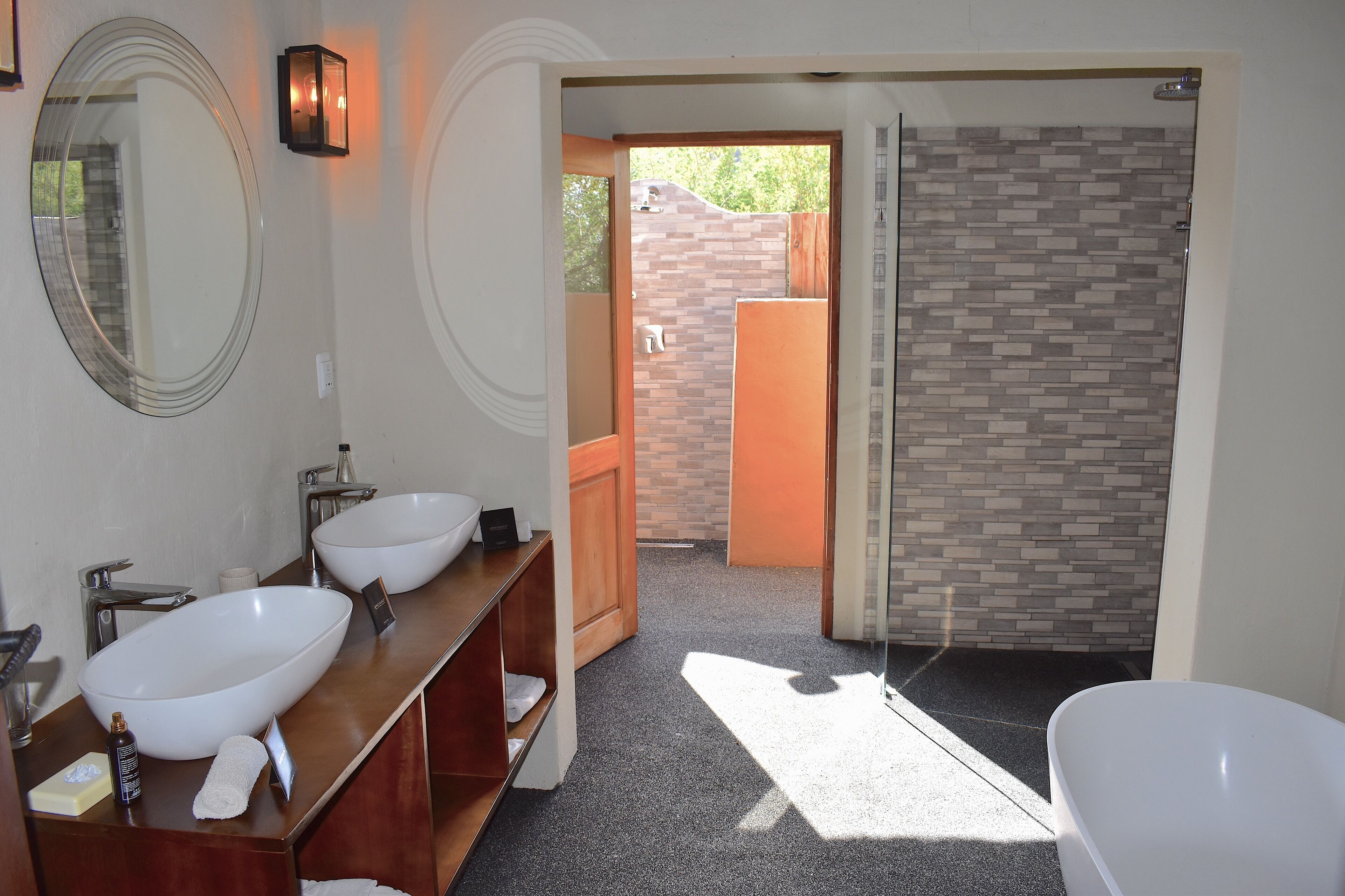 Family Chalet, 2 Bedrooms | Bathroom | Separate tub and shower, deep soaking tub, free toiletries, hair dryer