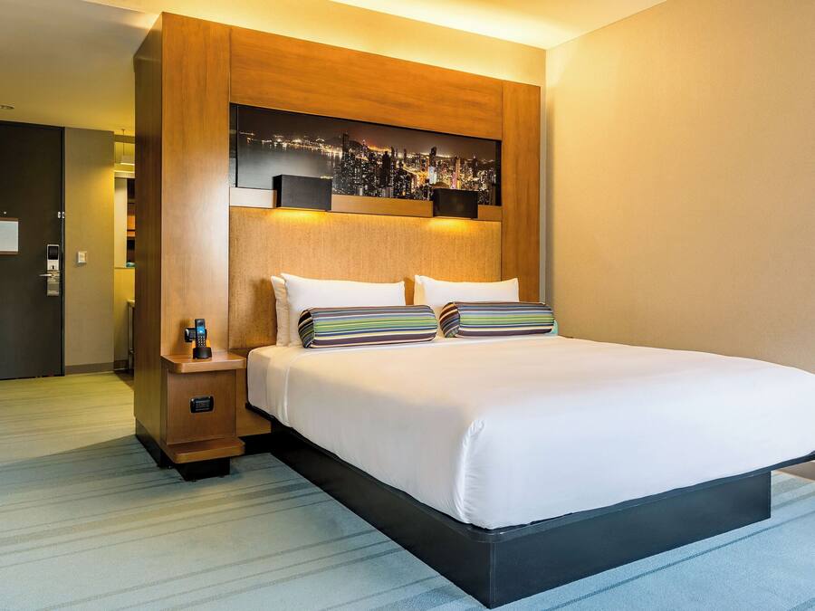 aloft, Habitación, 1 cama King size, vista a la ciudad | Ropa de cama de alta calidad y caja de seguridad en la habitación