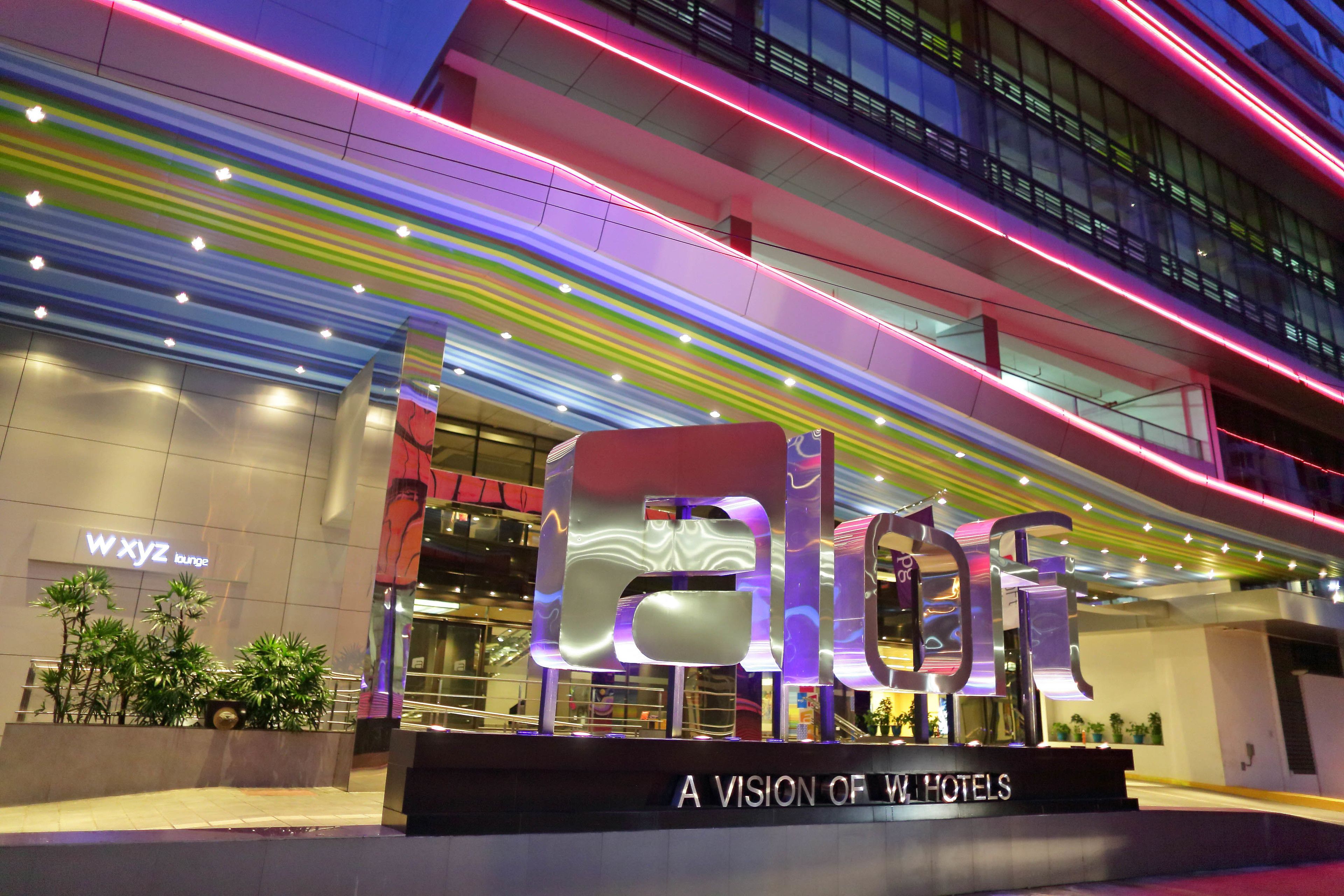 front of property – evening/night