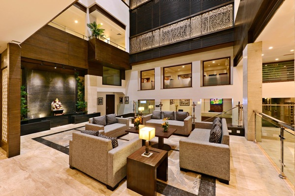Sala de estar en el lobby