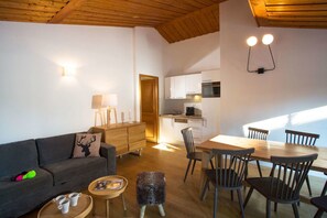 Living area - Chalet Hôtel Régina (Les Gets)