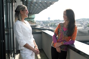 Uitzicht vanuit accommodatie