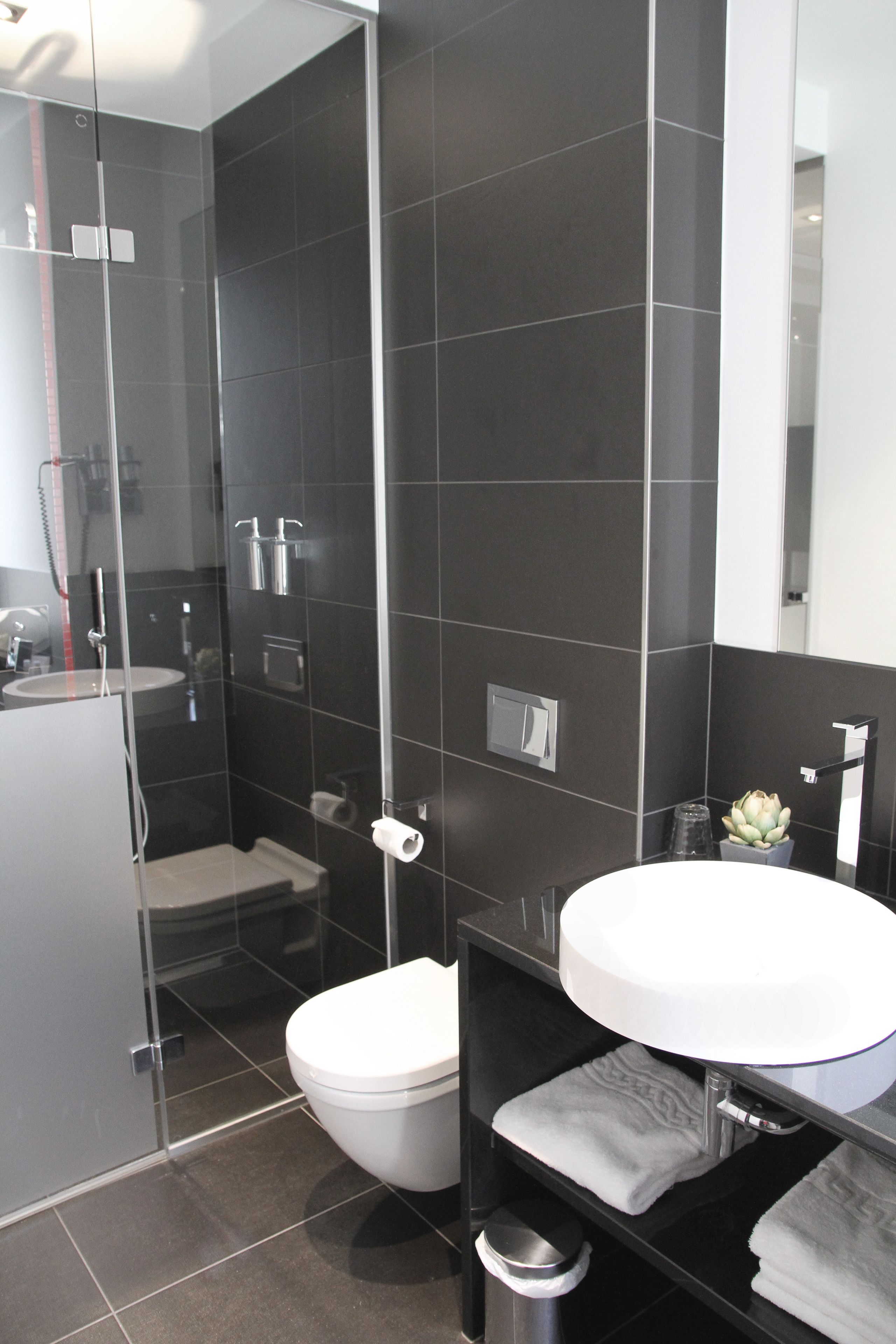 Free toiletries, hair dryer, towels