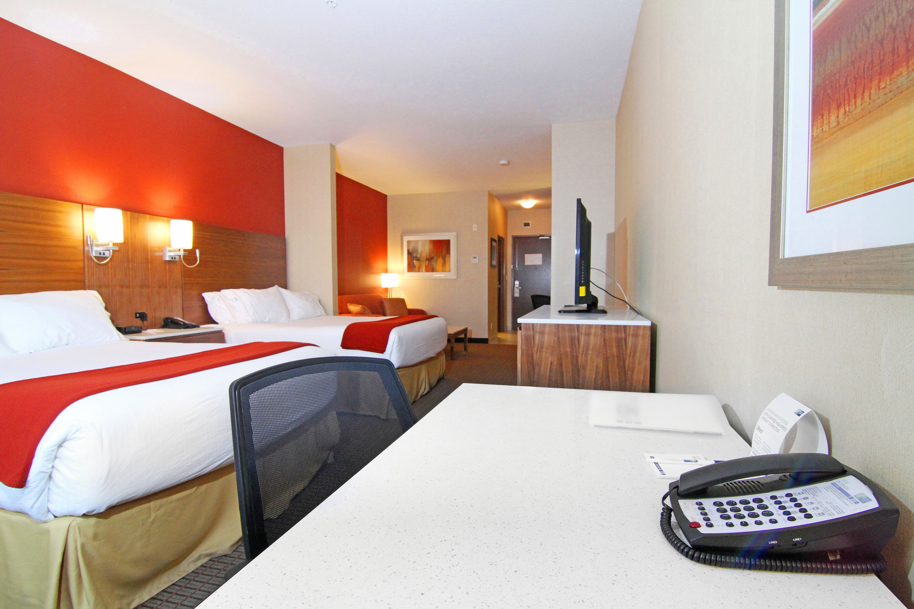 suite, multiple beds | 1 bedroom, premium bedding, down duvets, desk