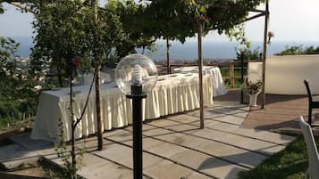 Area per ricevimenti all'aperto
