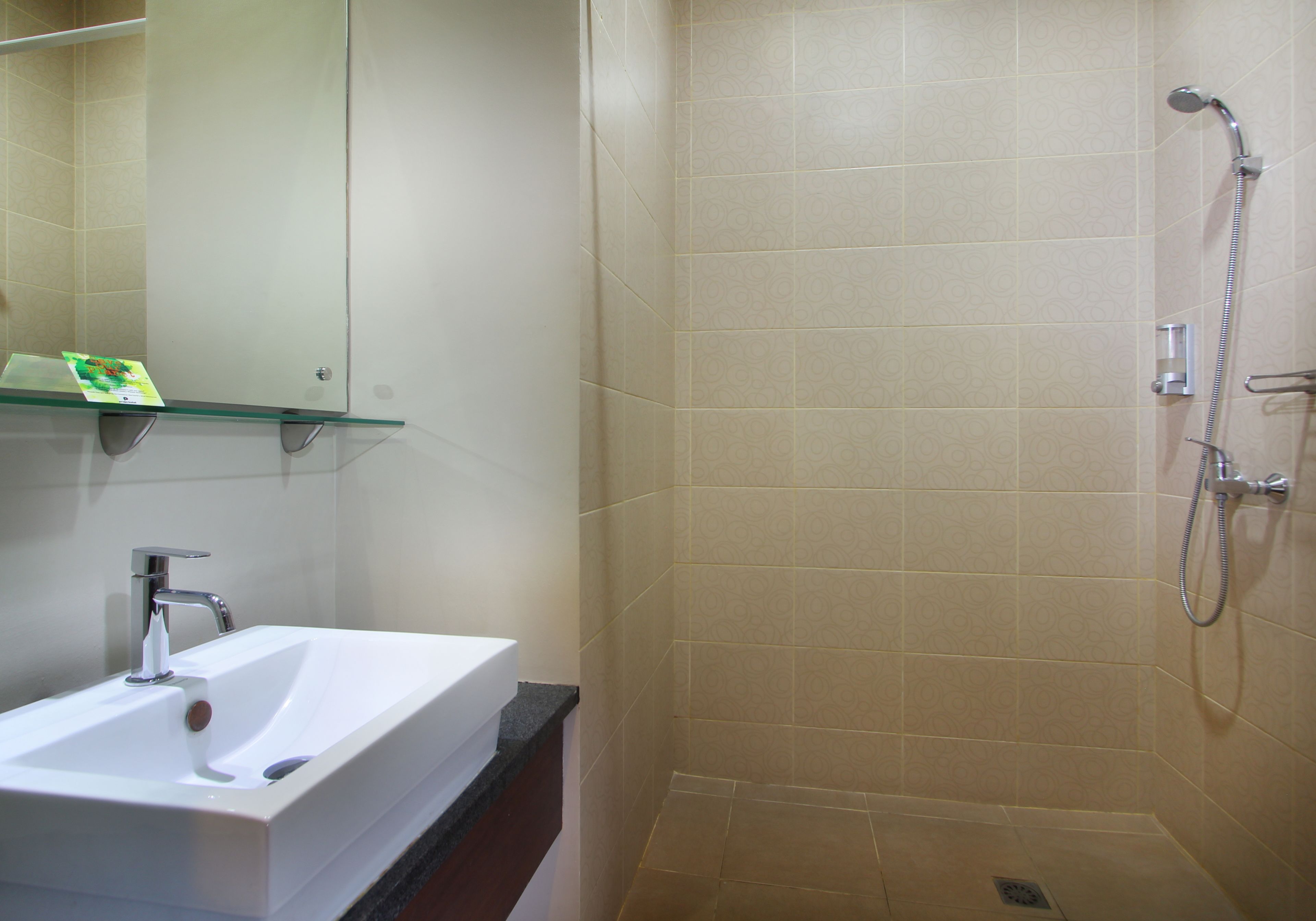 deluxe room | bathroom shower