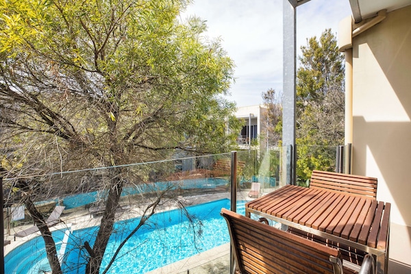 Uitzicht vanuit de kamer