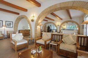 Sitteområde i lobbyen