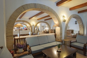 Sala de estar en el lobby