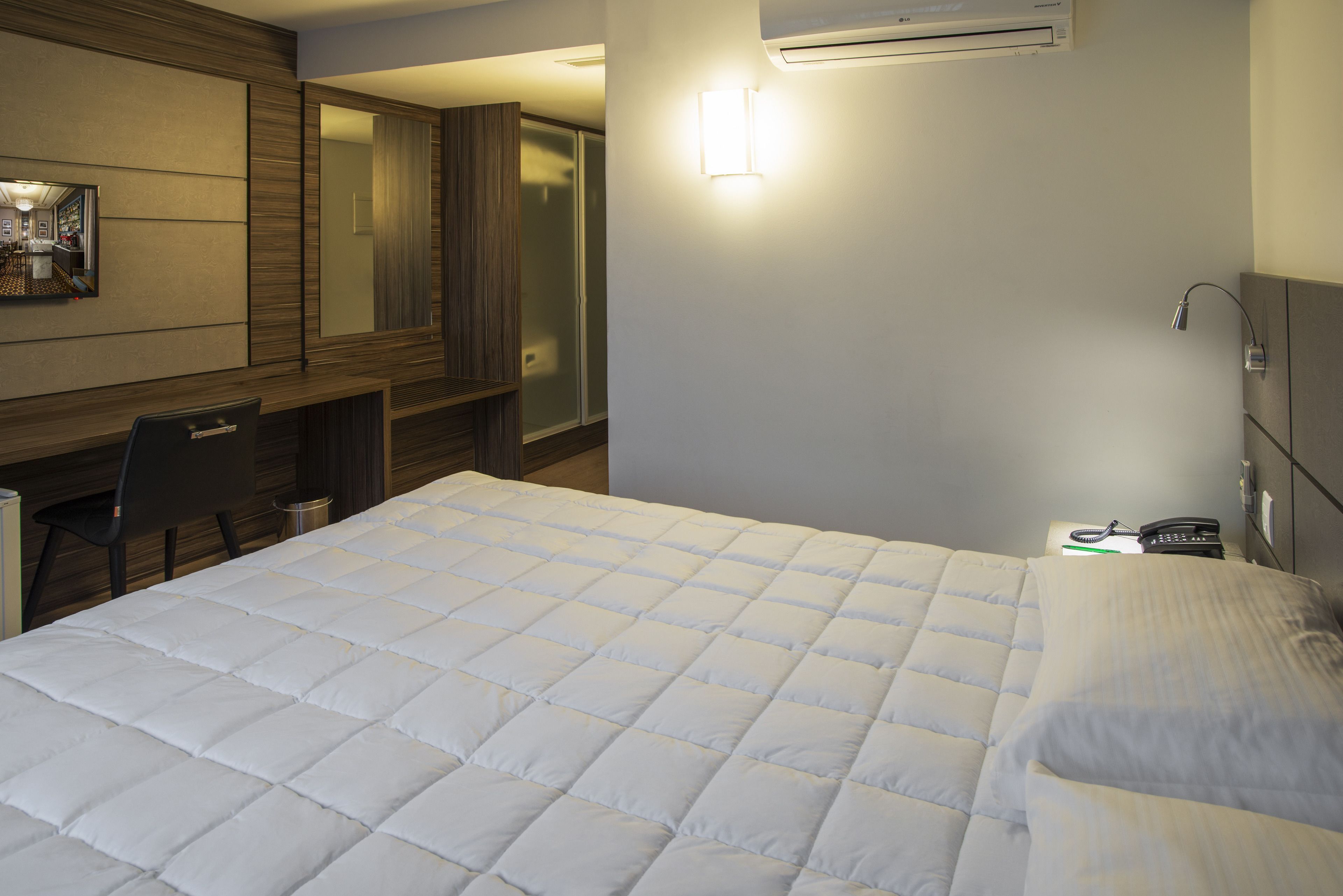 In-room safe, desk, laptop workspace, blackout curtains