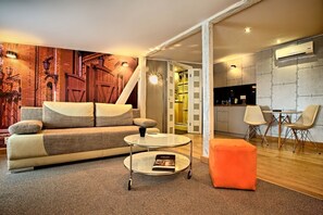 Living area - Stare Kino Cinema Residence (Lodz)