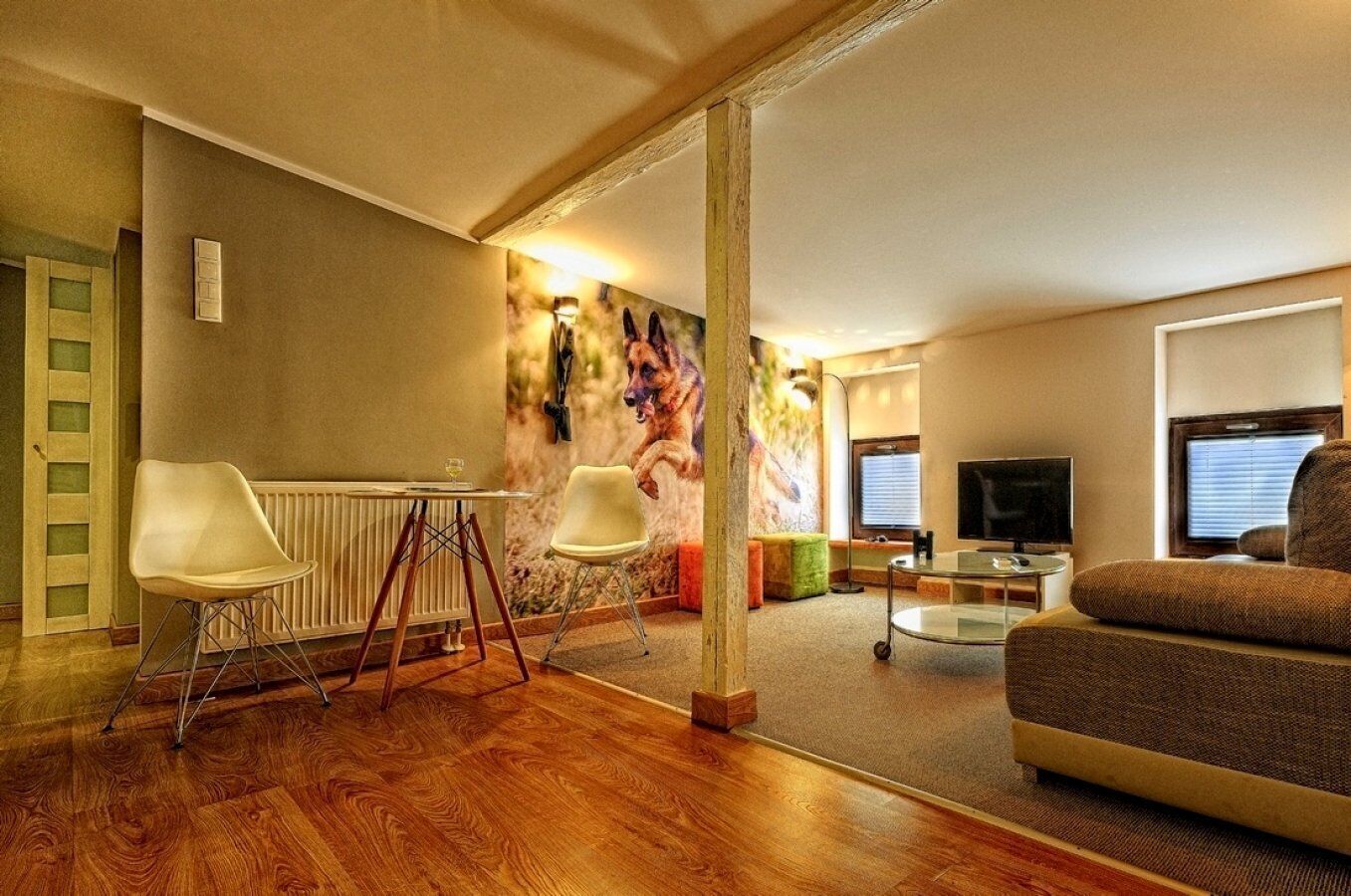 suite, 1 bedroom | living area | 50-inch lcd tv with premium tv channels, tv, dvd player