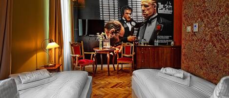 1 sovrum, värdeförvaringsskåp på rummet och individuell inredning