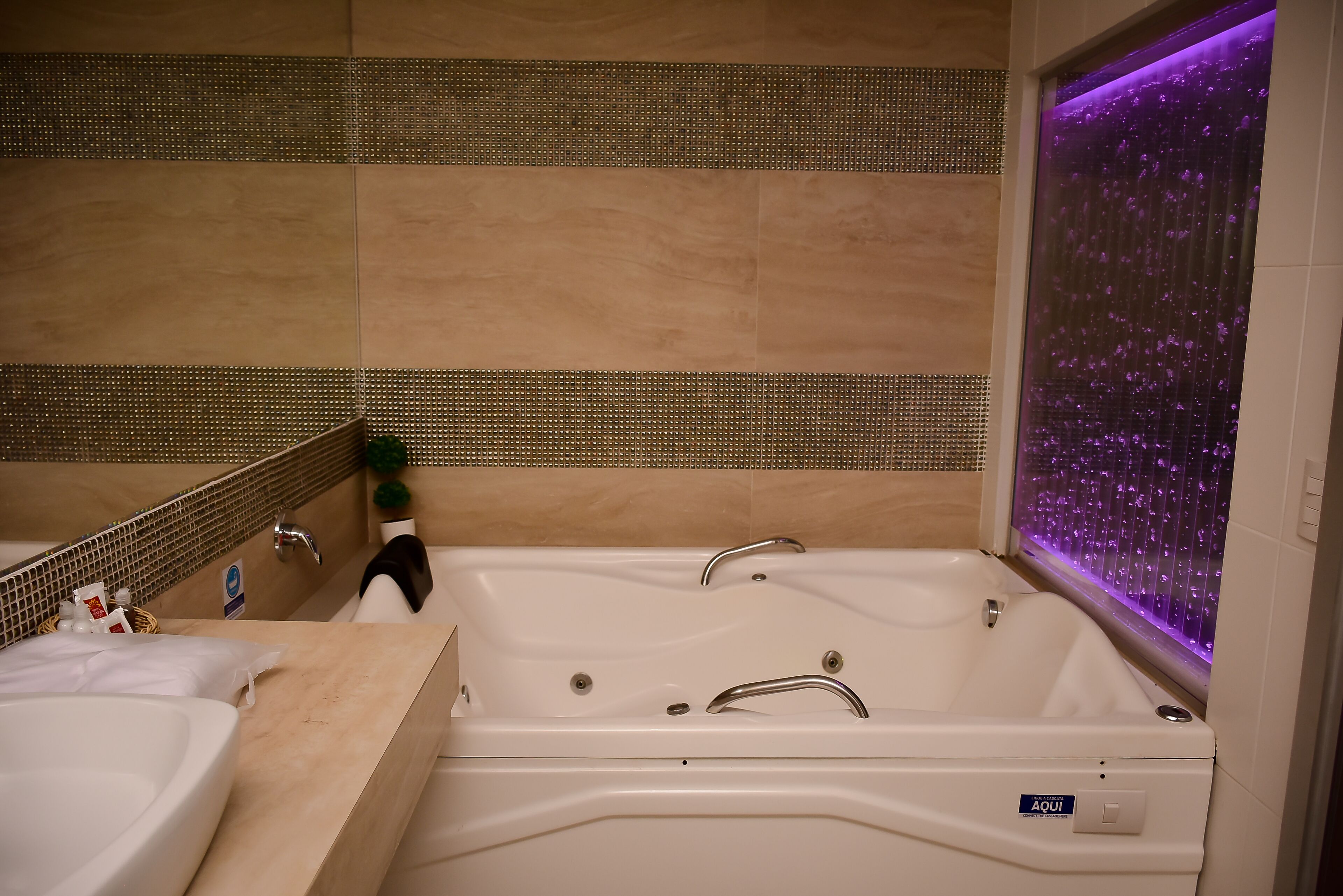 presidential suite | bathroom | shower, free toiletries, hair dryer, towels