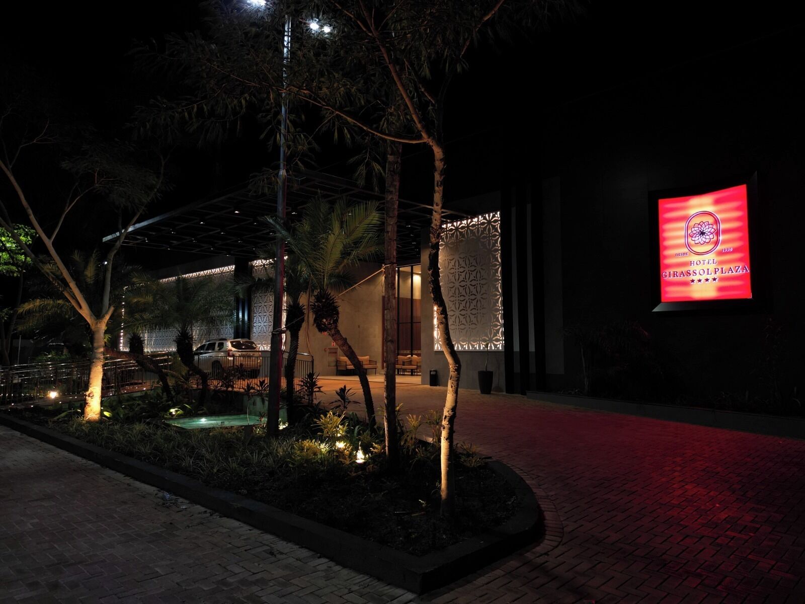 front of property – evening/night