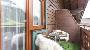 Comfort-Apartment, 2 Schlafzimmer, Balkon, Bergblick (Birkenblatt, incl. cleaning fee) | Terrasse/Patio