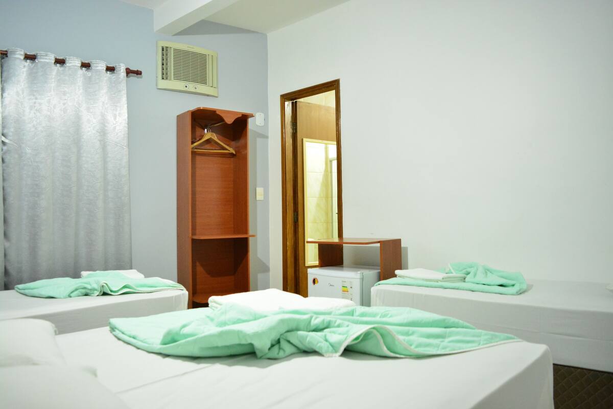 Minibar, iron/ironing board (on request), WiFi (free), bed sheets