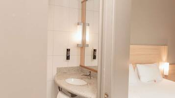 In-room safe, desk, laptop workspace, soundproofing