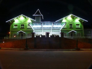 Front of property – evening/night