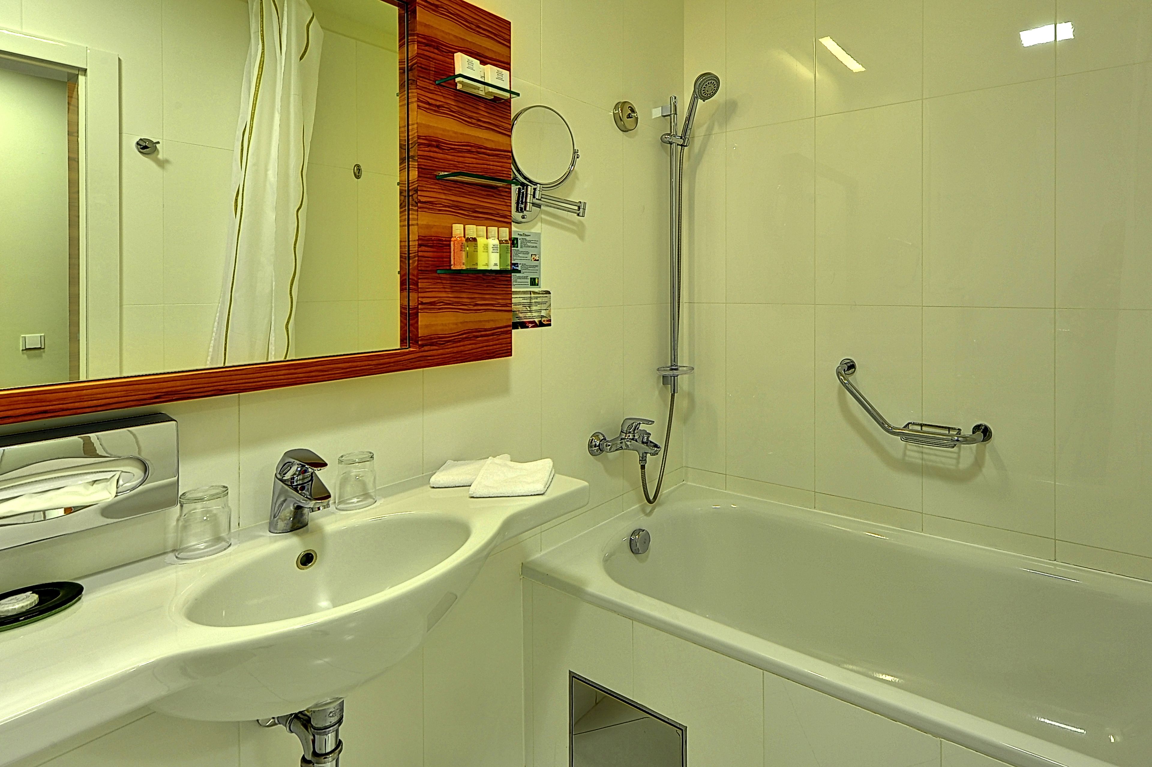 free toiletries, hair dryer, bathrobes, slippers