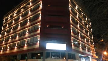 Front of property – evening/night