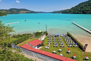 Vue sur la plage/l’océan