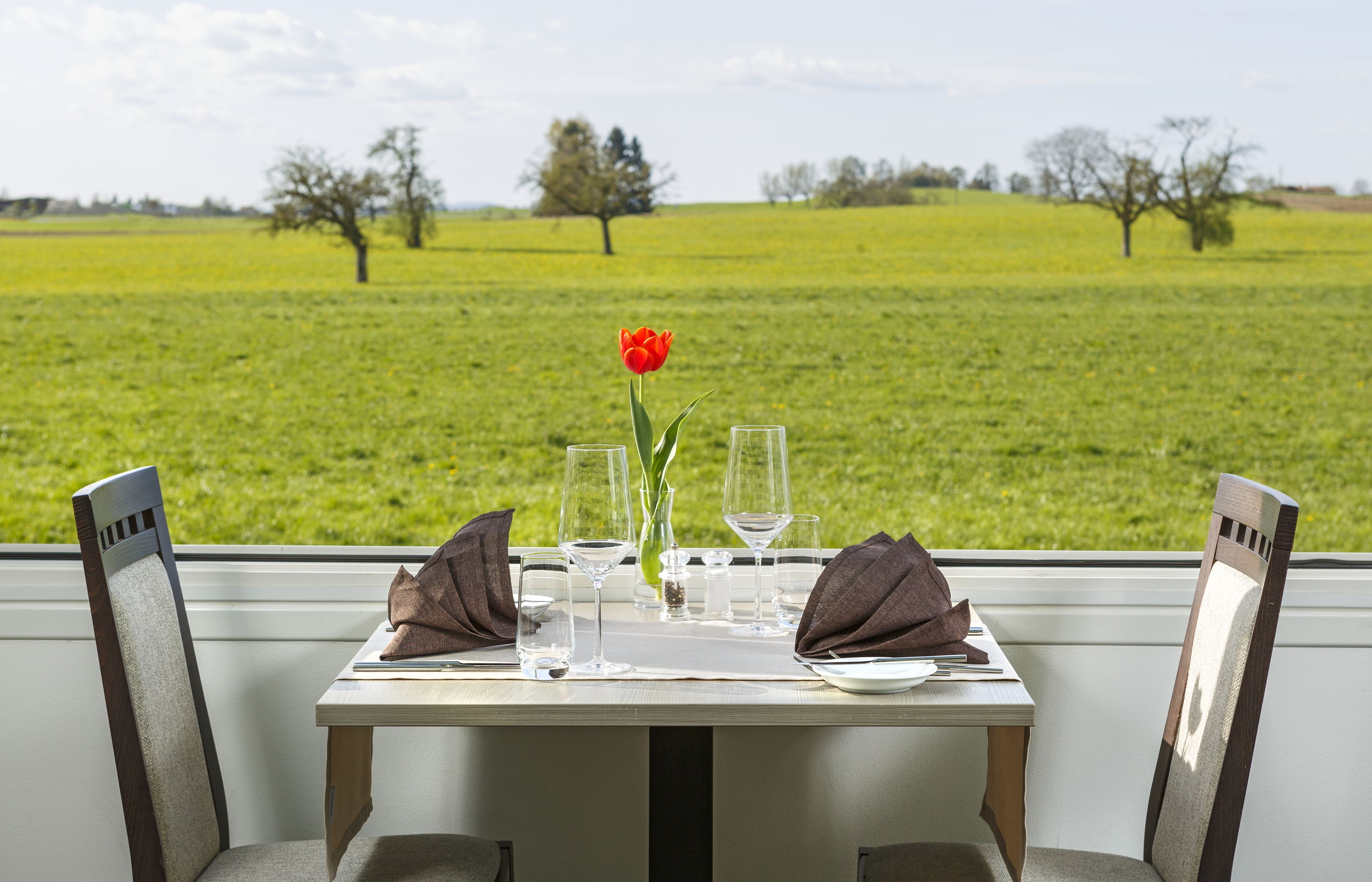 2 restaurants servant le déjeuner, spécialités Cuisine internationale