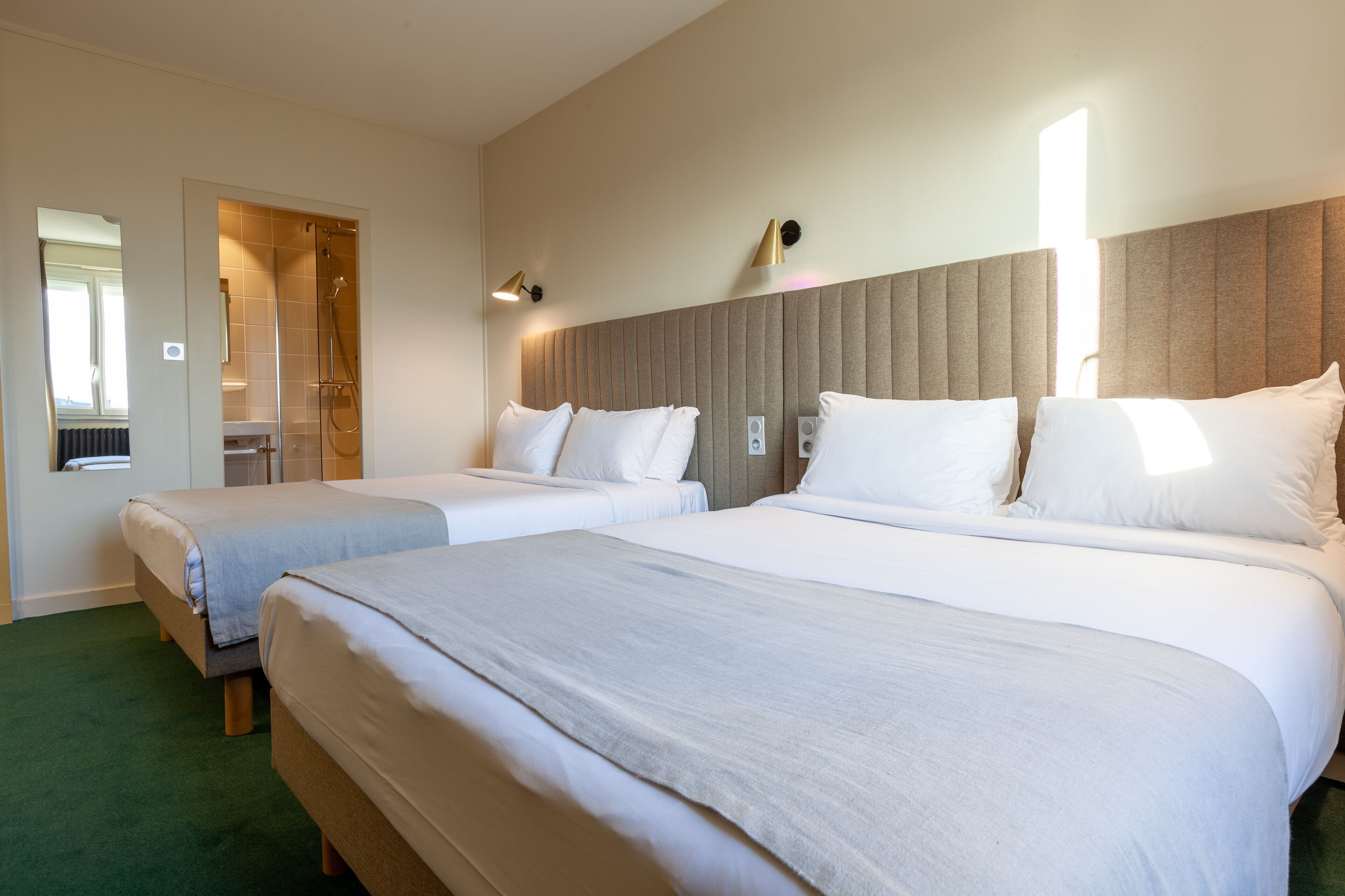 family quadruple room | 1 bedroom, desk, soundproofing, iron/ironing board