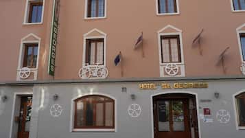 Façade de l’hébergement