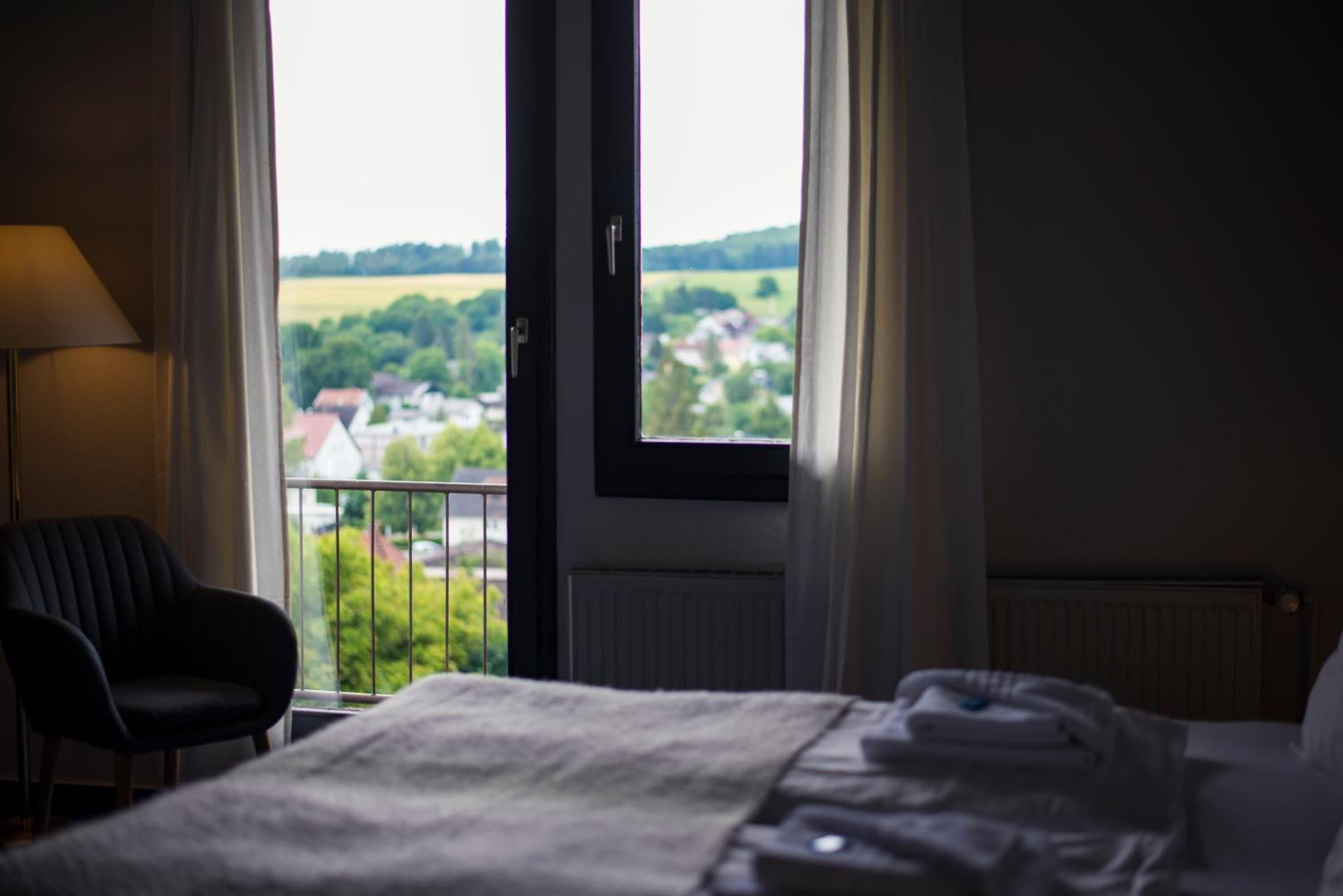 desk, cots/infant beds, free wifi, bed sheets