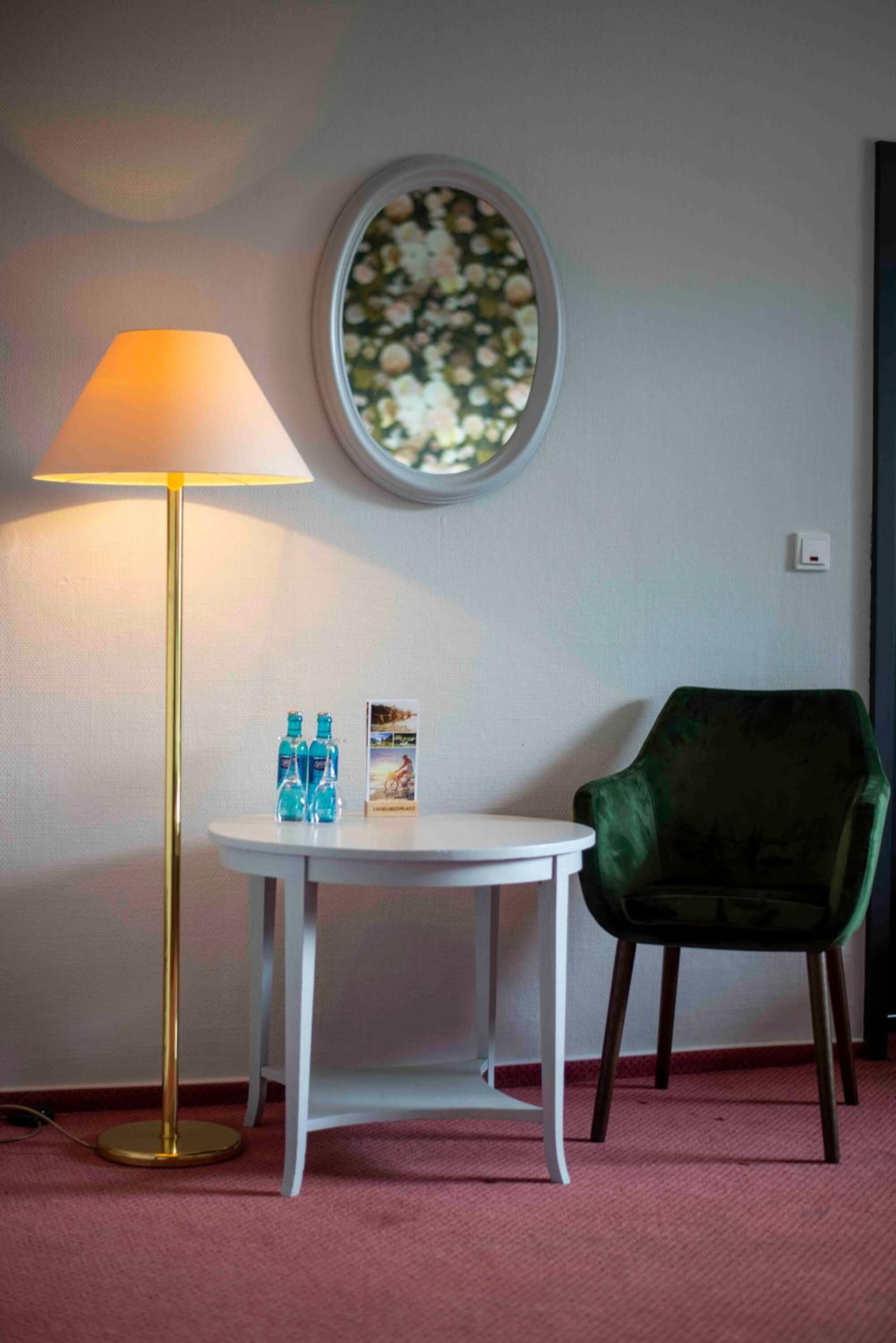 desk, cots/infant beds, free wifi, bed sheets